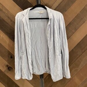 Black & White striped open sweater